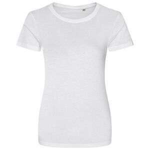 Awdis Womens/Ladies Cascade Ecologie Natural T-Shirt / Arctic White